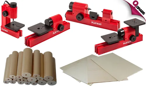 Playmat 4-in-1 Woodworking Machine with Accessories for Kids!